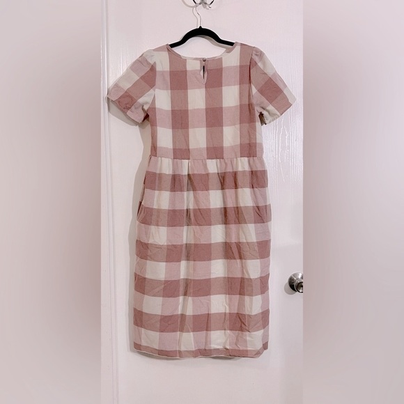 Checkered Pink and White Dress - Picture 5 of 7